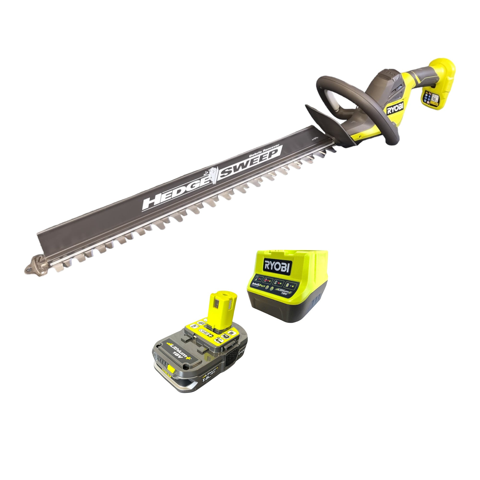 RYOBI RY18HT55A 115 18 V ONE Akku Heckenschere 55 cm 1x Akku 1 5 Ah Ladegeraet 0 - toolbrothers