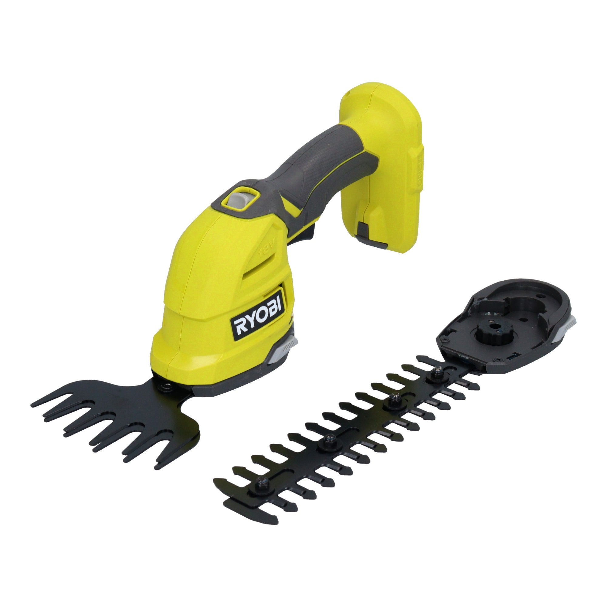 RYOBI RY18GSA 115 18 V ONE Akku Gras u Strauchschere Schnittstaerke 8 mm 1x Akku 1 5 Ah Ladegeraet 1 - toolbrothers