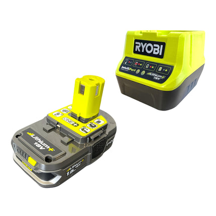 RYOBI R18PI-115 Compressore manuale a batteria 18 V 10,3 bar + 1x batteria 1,5 Ah + caricatore
