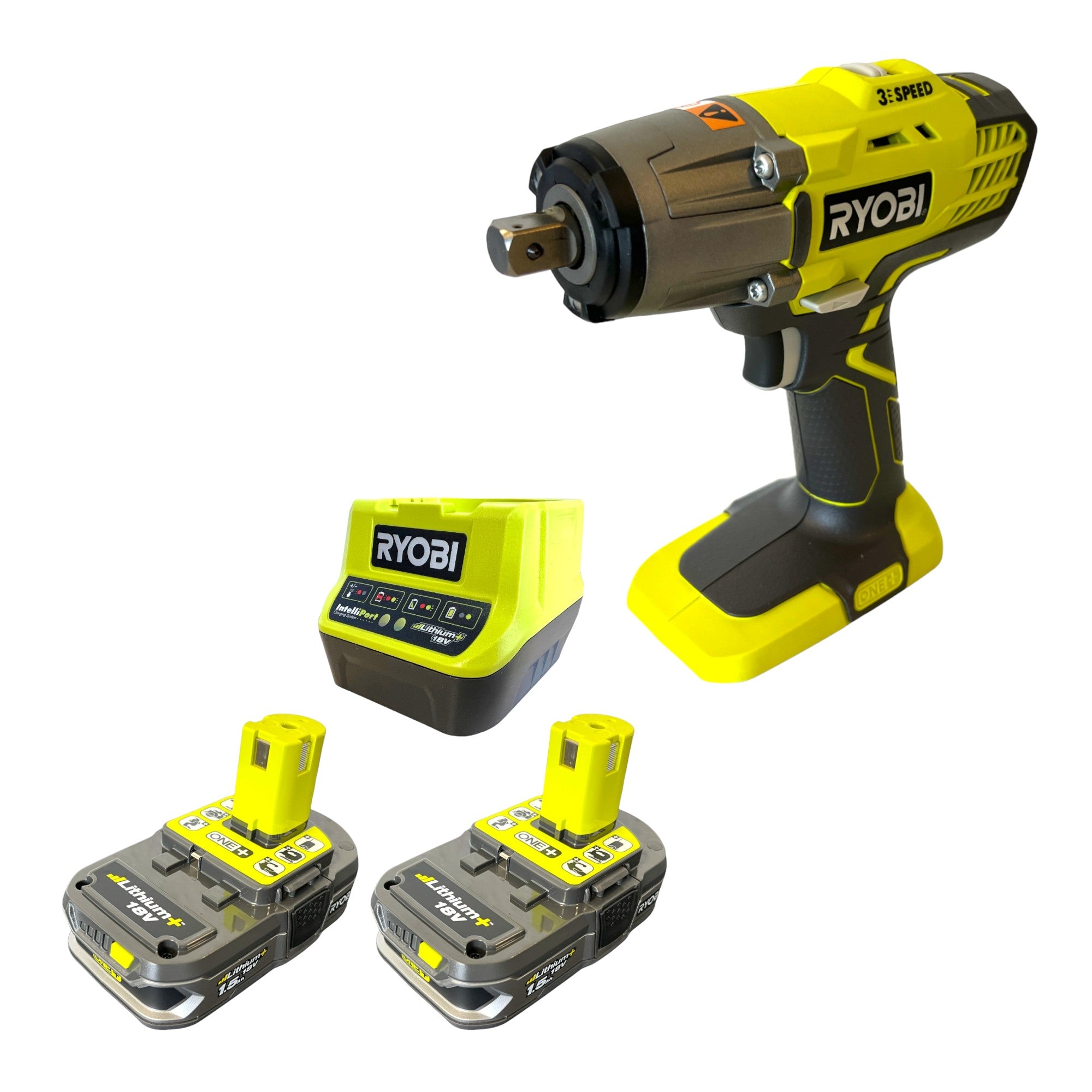 RYOBI R18IW3 215 Akku Schlagschrauber 18 V 400 Nm 2x Akku 1 5 Ah Ladegeraet 0 - toolbrothers
