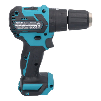 Makita HP 332 DZE cordless impact drill 12 V max. 35 Nm brushless + case - without battery, without charger