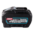 Makita 2x BL 4050 F batterie 40 V max. 5,0 Ah / 5000 mAh Li-Ion XGT ( 2x 191L47-8 ) IP64 avec indicateur de charge