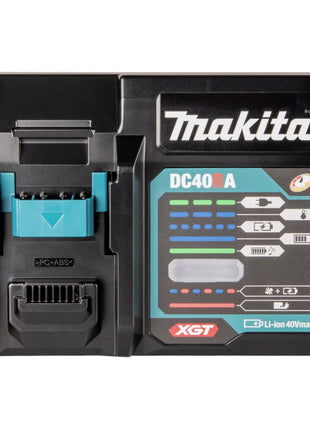 Kit de fuente de alimentación Makita 2x batería BL 4050 F 40 V máx. 5,0 Ah + cargador DC 40 RA (1911V6-0)