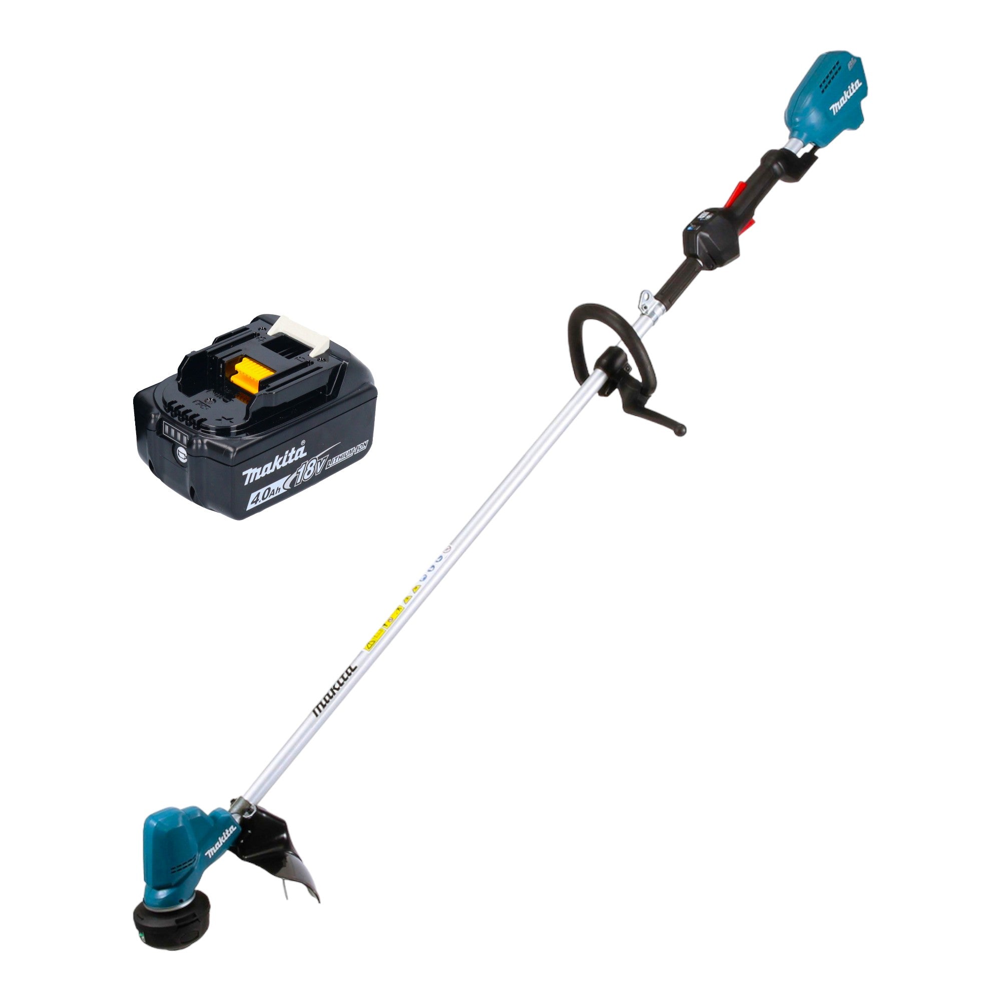 Makita DUR 190 LMX3 Akku Rasentrimmer 18 V 300 mm Brushless 1x Akku 4 0 Ah ohne Ladegeraet 0 - toolbrothers