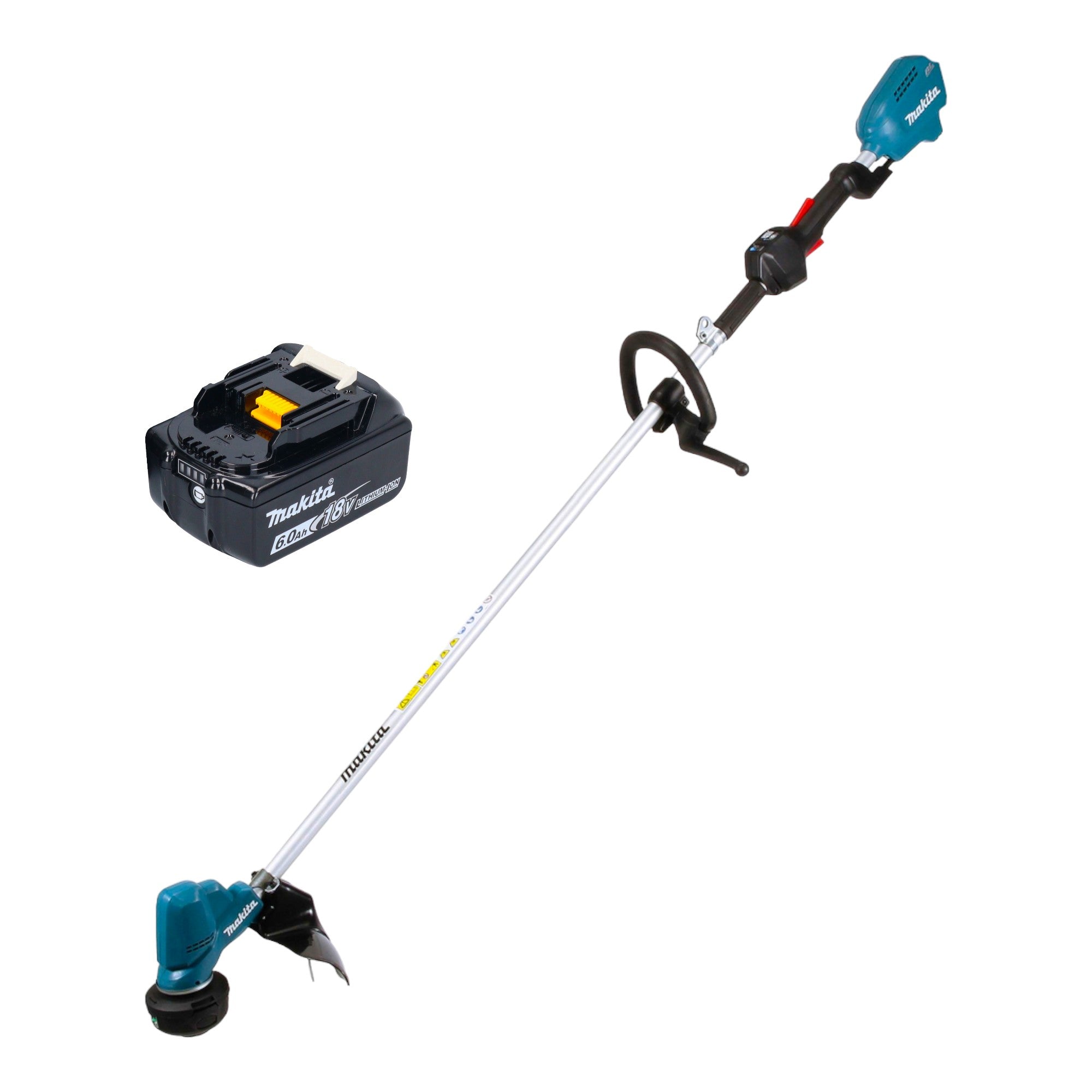 Makita DUR 190 LGX3 Akku Rasentrimmer 18 V 300 mm Brushless 1x Akku 6 0 Ah ohne Ladegeraet 0 - toolbrothers