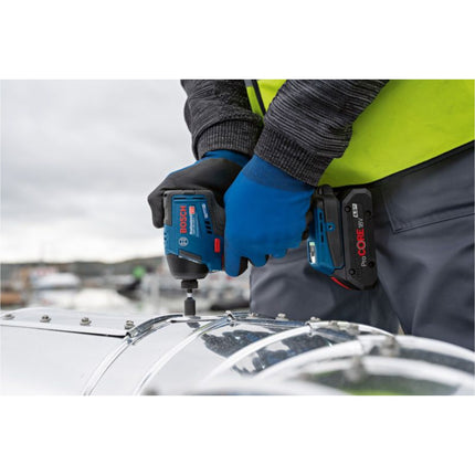 Bosch GDR 18V-220 C Avvitatore a impulsi professionale a batteria 18 V 220 Nm brushless + L-BOXX ( 06019L6001 ) - senza batteria, senza caricabatterie