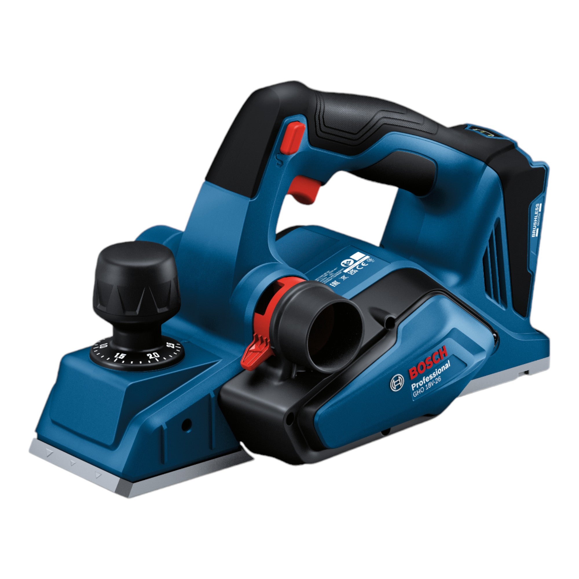 Bosch GHO 18V 26 Professional Akku Hobel 18 V 2 6 mm Brushless 06015B5000 L Boxx ohne Akku ohne Ladegeraet 1 - toolbrothers