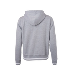 La sudadera con capucha L-BOXX en gris y blanco (hombres/talla M): deportiva y cómoda