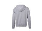 La sudadera con capucha L-BOXX en gris y blanco (hombres/talla M): deportiva y cómoda