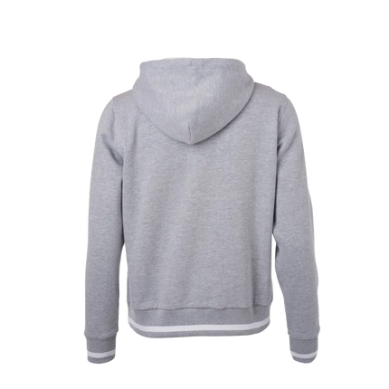 Le sweat à capuche L-BOXX en gris-blanc (Homme / taille L) - Sportif et confortable