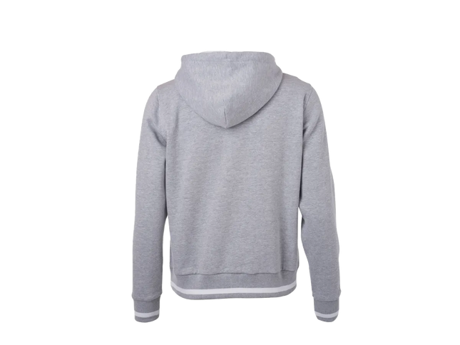 La sudadera con capucha L-BOXX en gris y blanco (hombres/talla XXL): deportiva y cómoda