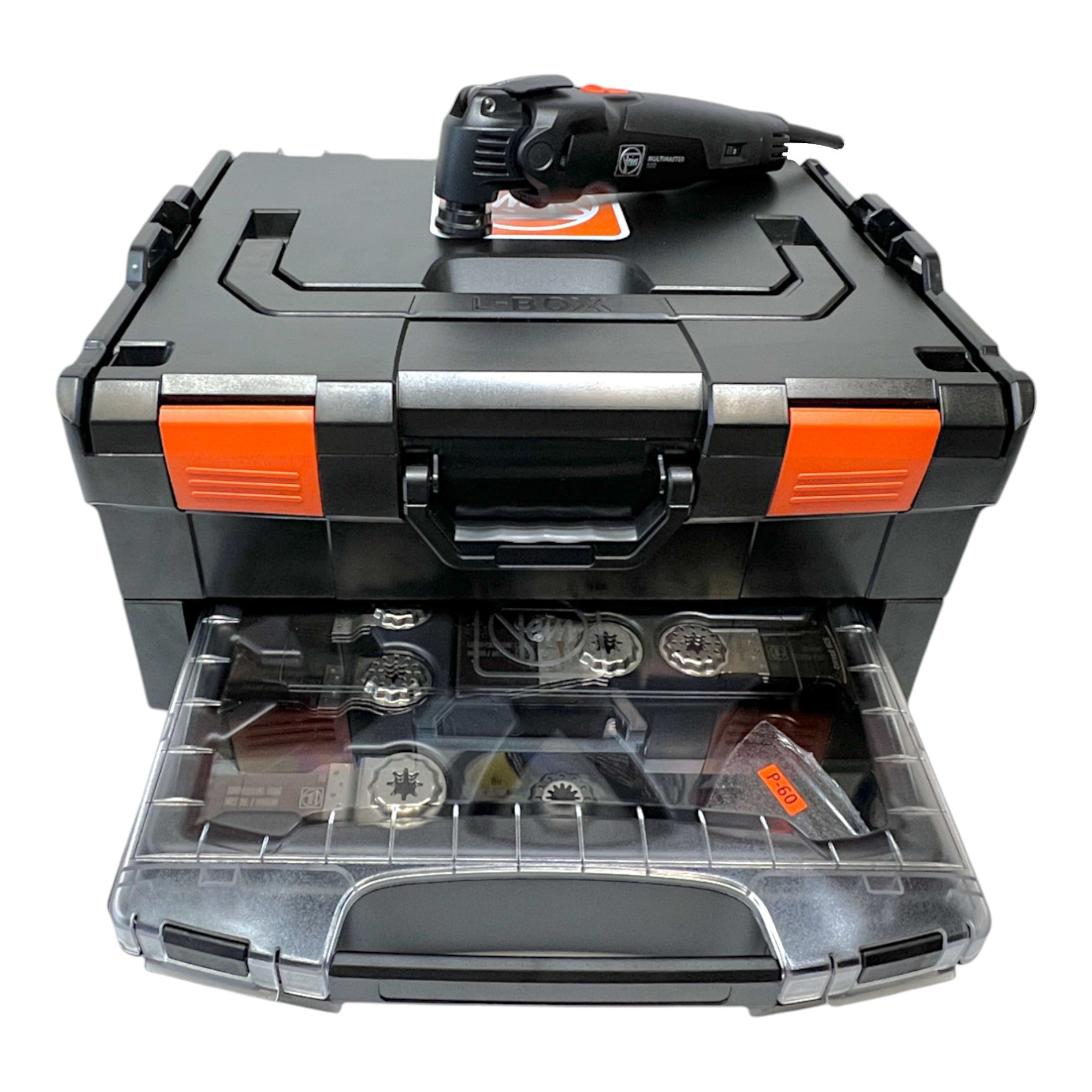 Fein Multimaster MM 500 Plus Multifunktionswerkzeug 350 W Starlock Plus Black Edition 72297561000 33 tlg Zubehoer L Boxx 0 - toolbrothers