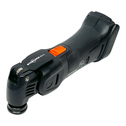 Fein Multimaster AMM 700 MAX AS utensile multifunzione a batteria 18 V Starlock Max Black Edition ( 71294161000 ) + 2x batteria 4,0 Ah + caricabatterie + 33 pezzi accessori + L-Boxx