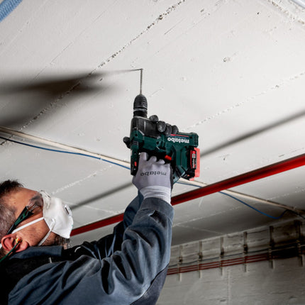 Taladro percutor inalámbrico Metabo PowerMaxx BH 12 BL 16 12 V 1,3 J SDS-Plus Brushless + estuche (600207860) - sin batería, sin cargador