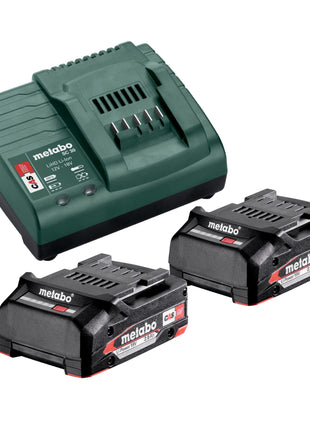 Metabo BS 18 L akumulatorowa wiertarko-wkrętarka 18 V 50 Nm ( 602321500 ) + 2x akumulator 2,0 Ah + ładowarka + metabox