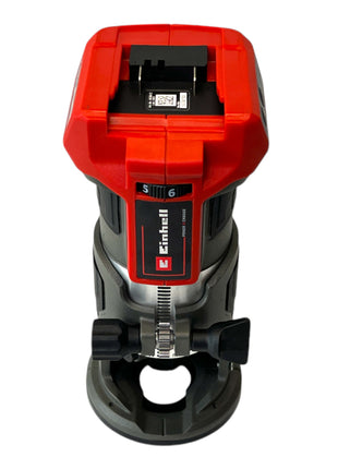 Einhell TP-ET 18 Li fraiseuse de chant sans fil 18 V 6 / 8 mm Brushless ( 4350412 ) Solo - sans batterie, sans chargeur