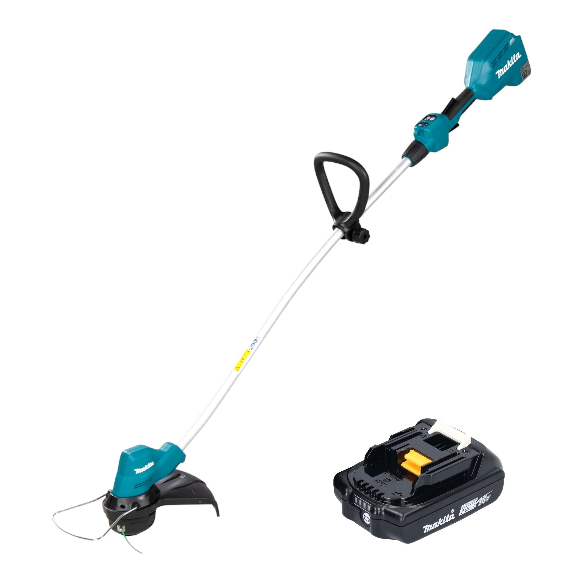 Makita DUR 189 A Akku Rasentrimmer 18 V 300 mm Brushless 1x Akku 2 0 Ah ohne Ladegeraet 0 - toolbrothers