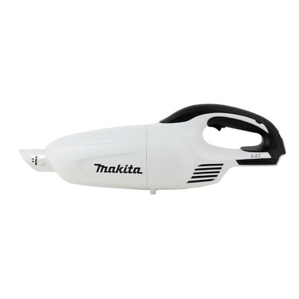 Aspirador sin cable Makita DCL 180 RG W 18 V blanco + 2x batería recargable 6,0 Ah + cargador