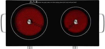 Glaskeramik Doppel‐Kochplatte COOK 4010 ( 4000896641 ) 1800 W1000 W