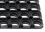 Doormat open rings ( 9000471293 ) black rubber