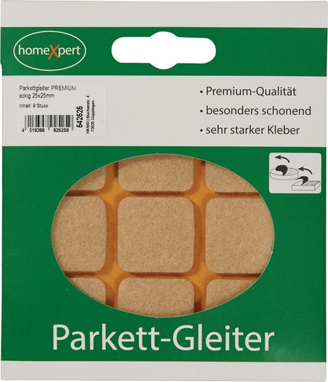 Patin de parquet Premium ( 3000271033 ) 25 x 25 mm autocollant