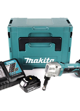 Makita DJN 161 RMJ 18V Akku Knabber Schere + 2x Akku 4,0Ah + Schnellladegerät + Makpac - Toolbrothers