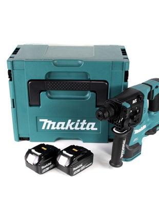 Makita DHR 280 TJ 2 x 18 V 36 V Li-Ion Akku Bohrhammer Brushless 28 mm für SDS-PLUS im Makpac + 2 x 5,0 Ah Akku - ohne Ladegerät - Toolbrothers