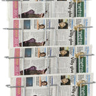 Stojak na broszury ( 9000493689 ) H780xW436xDmm druciany srebrny