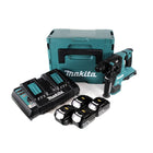 Makita DHR 280 PT4J 2 x 18 V 36 V Li-Ion Akku Bohrhammer Brushless 28 mm für SDS-PLUS im Makpac + 4 x 5,0 Ah Akku + Doppelladegerät - Toolbrothers