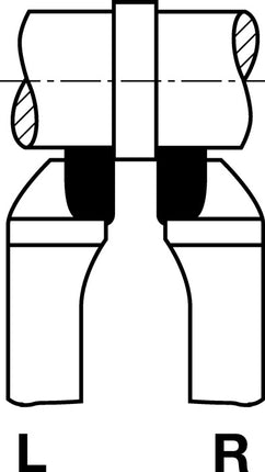 Scalpello per tornitura laterale Wilke DIN 4980 ISO6 ( 4118640602 ) 16 x 16 mm