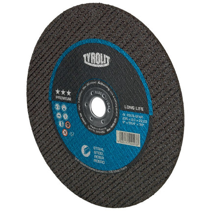 Tyrolit cutting disc PREMIUM LONGLIFE ( 4000845883 ) D125x2mm 41 F straight bore 22.23 mm