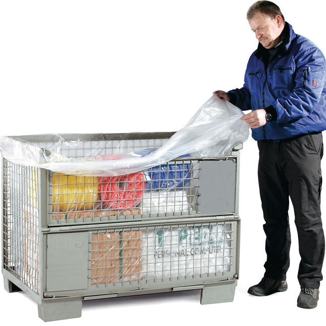 Side gusset bag ( 9000451015 ) HD-PE naturally cloudy 25 µm