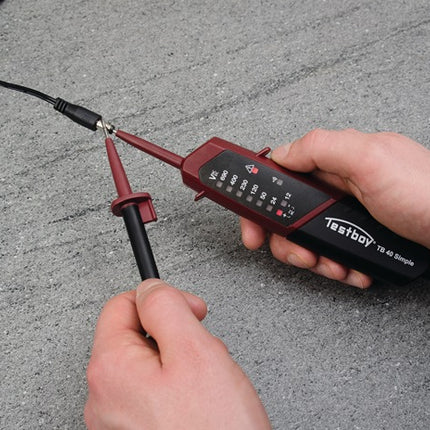 Testboy tester di tensione / continuità 40 Semplice ( 4000828074 ) 12-690 V AC/DC CAT IV 300 V / CAT III 600 V