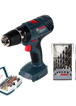 Bosch Professional GSB 18V-21 Akku Schlagbohrschrauber 18V 55Nm + 44-tlg. Bit- und Bohrer-Set - ohne Akku, ohne Ladegerät - Toolbrothers