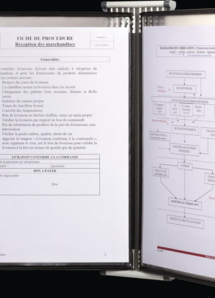 Uchwyt ścienny Tarifold ( 9000492071 ) 10 tablic ekspozycyjnych lakierowanych A4