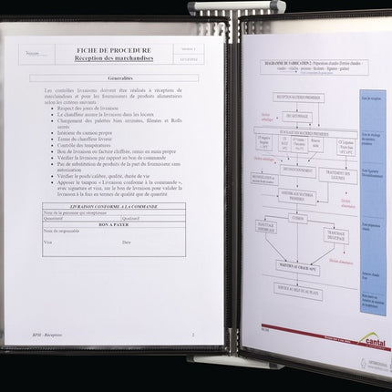 Portacatalogo da parete ( 9000492071 ) 10 pannelli espositivi verniciati A4
