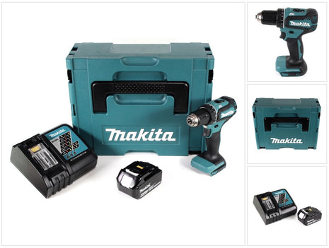 Makita DDF 485 RM1J Akku Bohrschrauber 18V 50Nm im Makpac + 1x 4,0 Ah Akku + Ladegerät - Toolbrothers