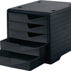 styro storage box ( 9000493478 ) 5 cassetti nero/nero