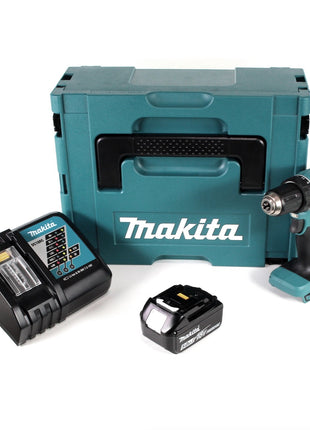 Makita DDF 485 RT1J Akku Bohrschrauber 18V 50Nm im Makpac + 1x 5,0 Ah Akku + Ladegerät - Toolbrothers