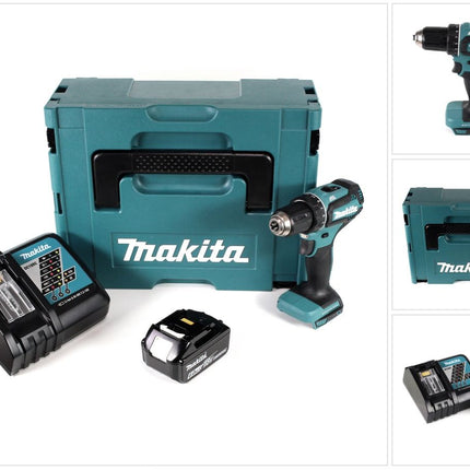 Makita DDF 485 RG1J Akku Bohrschrauber 18V 50Nm im Makpac + 1x 6,0 Ah Akku + Ladegerät - Toolbrothers