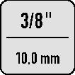 Stahlwille Umschaltknarre 422 ( 4000826316 ) 3/8 ″ 60 Zähne