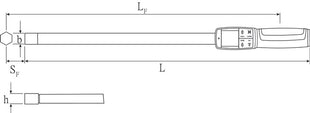 Llave angular/dinamométrica Stahlwille 714/10 (8000332363) 10 - 100 Nm