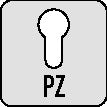 SSF Tubular frame mortise lock ( 3324024269 ) PZW 24/45/92/8 mm DIN left / right deadbolt recess 15 mm 245 mm