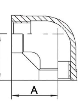 Raccord fileté Springer 90° FF ( 4500100039 ) NPS=1/2 ″