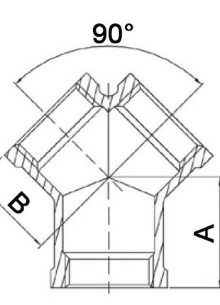 Springer Y-piece EN 10226-1 ( 4000000078 ) NPS=3/4 ″