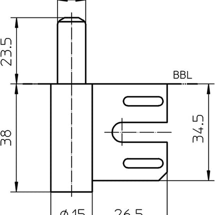 Simonswerk marco pieza V 8100 WF ( 3000255754 ) acero niquelado