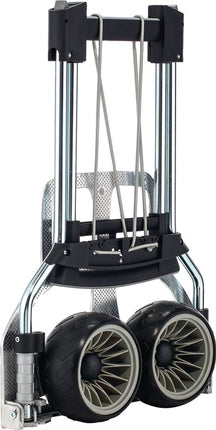 Carro de transporte Ruxxac ( 9000443051 ) acero tubular plegable, aluminio cromado anchura del cazo 495 mm