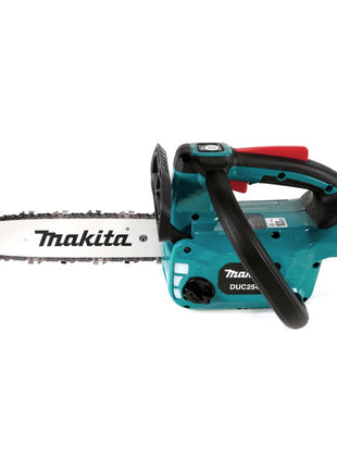 Makita DUC 254 Z Akku Kettensäge 18 V 25 cm Brushless + Ersatzschiene & -Sägekette + Kettenschutz - ohne Akku, ohne Ladegerät - Toolbrothers