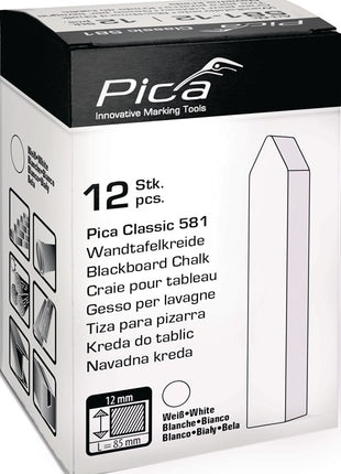 Tiza para pizarra Pica Classic (4000871432) blanca