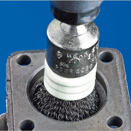 Carda PFERD PBUR INOX ( 8000432670 ) Ø 13 mm grosor de alambre 0,2 mm 15000 min-¹